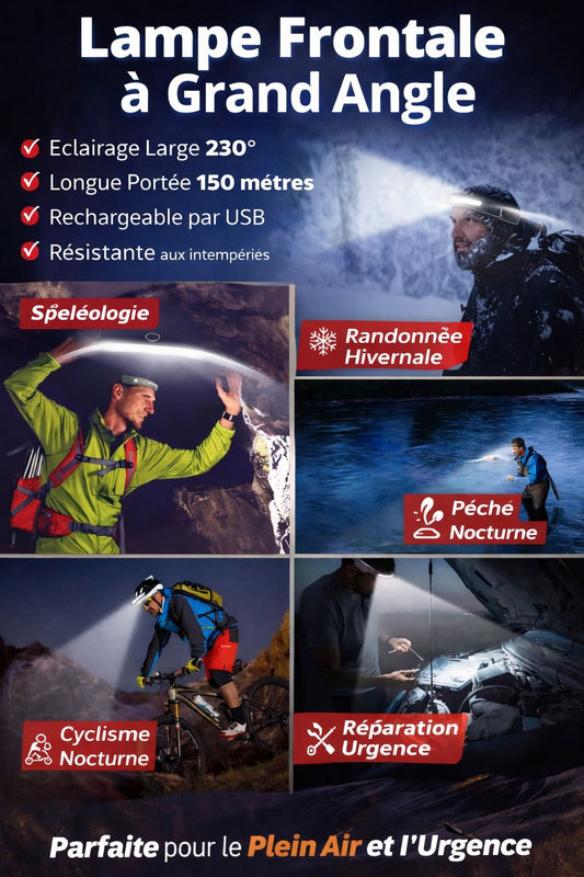 Prolight - Lampe Frontale 230°